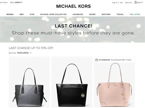 michael kors last chance sale